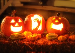 圆圆的万圣节南瓜图片