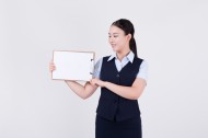 展示工作计划的职业白领图片大全