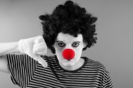 可爱的小丑演员图片