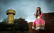 民族风美女图片