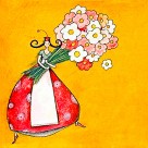 抽象人物油画图片