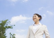 职场清新女性图片