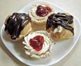 香甜的泡芙图片