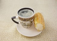 一杯香浓可口的咖啡图片