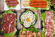 美味火锅肉片图片