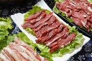 美味火锅肉片图片