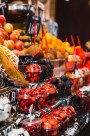 集市上的各种食物图片