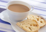 营养早餐面包片图片