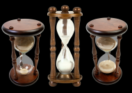 用来测量时间的沙漏图片