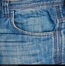 牛仔裤局部图片
