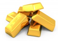 黄灿灿的金条图片