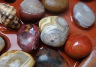 杂乱的鹅卵石图片