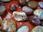 杂乱的鹅卵石图片