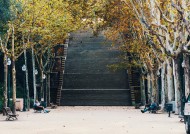 充满设计干的楼梯图片