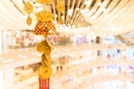 商场新年喜庆装饰图片