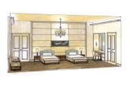 北京史家胡同室内手绘图片