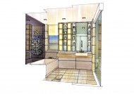 成都河畔新世界大深化透视手绘2图片