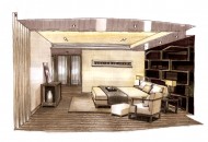 珠海东方傲景峰室内手绘图片