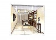 武汉华润置地鳳凰城二期手绘稿图片