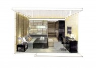 合景誉峰a8室内手绘图片