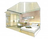 大连新世界大廈手绘设计图片大全