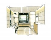 大连新世界大廈手绘设计图片大全