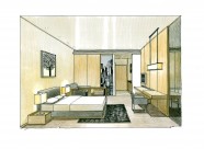 大连新世界大廈手绘设计图片大全