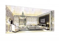 成都河畔新世界大深化透视手绘图片