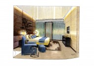 金泉标房手绘透视图图片