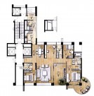 深圳中信红树湾样板房手绘稿图片