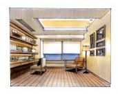 深圳中信红树湾样板房手绘稿图片