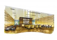 合景上城湾畔室内设计手绘图片