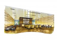 合景上城湾畔室内设计手绘图片