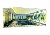 合景上城湾畔室内设计手绘图片