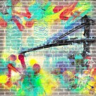 创意涂鸦背景图案图片