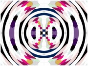 扩散的圆形花纹背景图片