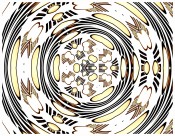 扩散的圆形花纹背景图片