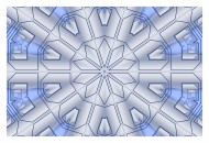 扩散的圆形花纹背景图片