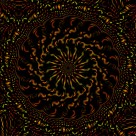 扩散型花纹背景图片