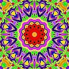 怪异的花纹背景图片大全