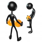 罕见！3D黑色小人图片(600px-1800px)