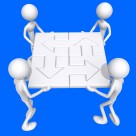 罕见！灰色3D小人（850×850）图片