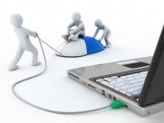 3D小人与笔记本图片（500px小图）