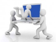 3D小人与笔记本图片（500px小图）