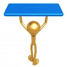 3D高清金色小人图片