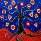 田园风格三联挂画图片