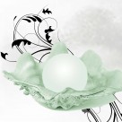 水墨花朵鱼三联画图片