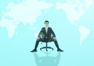 商业人物背景图片