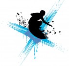 极限运动剪影图片