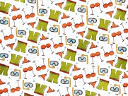 多彩底纹背景图片